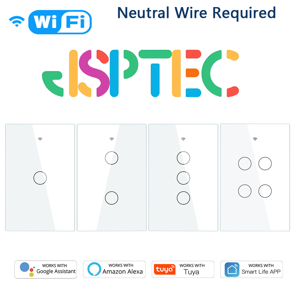 Smart Light Switch Wifi - Tuya US WiFi+Bluetooth Smart Switches Neutral
