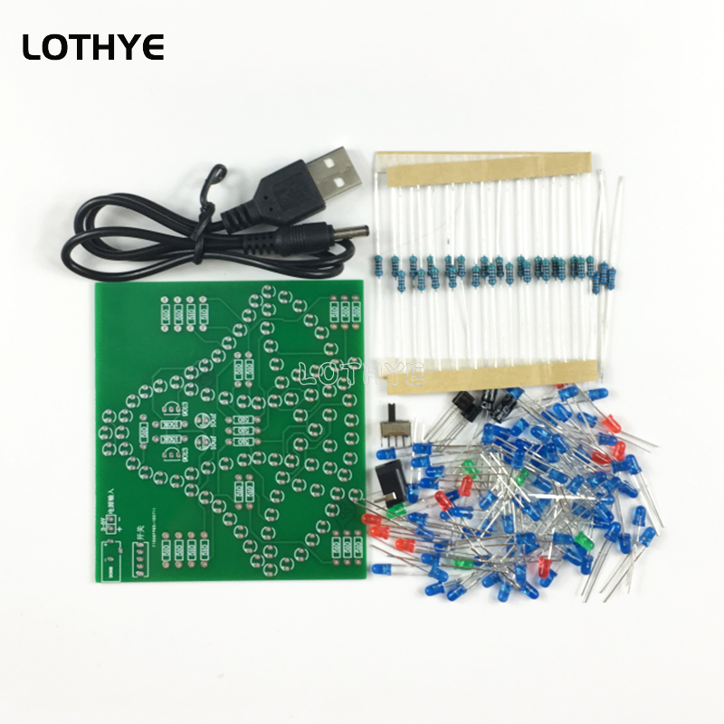 DC 3-5V LED Light Swing Wind C - огляд і ціна Electronics Project Kit