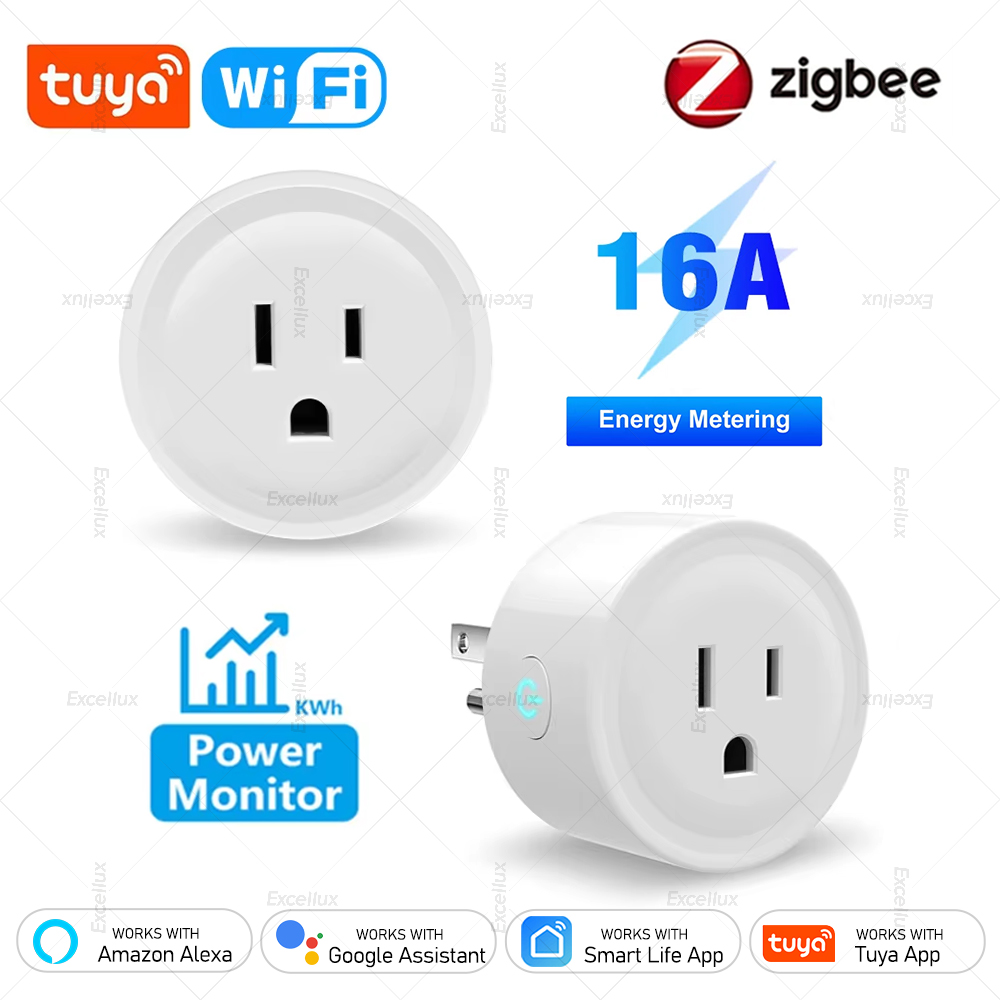 Tuya 16A Smart Plug Zigbee WiF - огляд і ціна Wifi Smart Plug