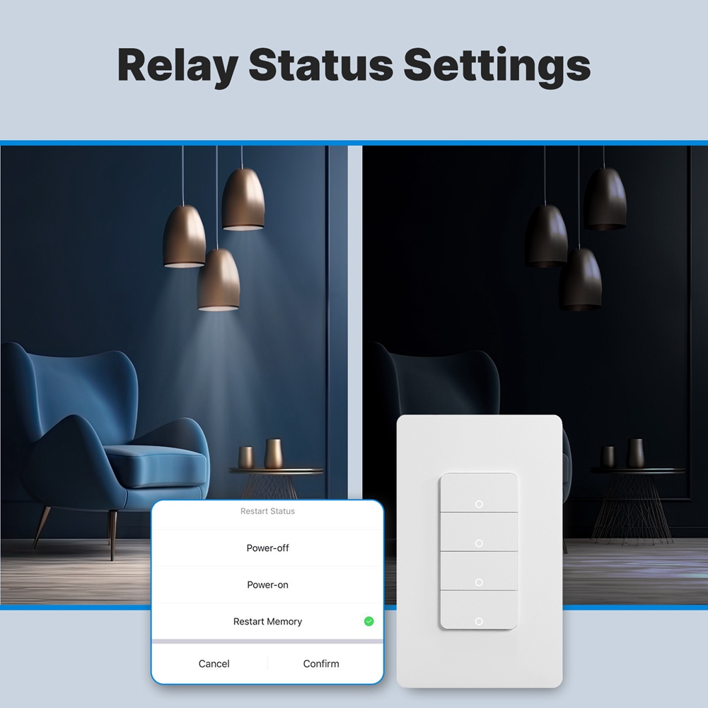 THIVN-Matter Wifi Smart Light  - огляд і ціна Smart Light Switch Wifi