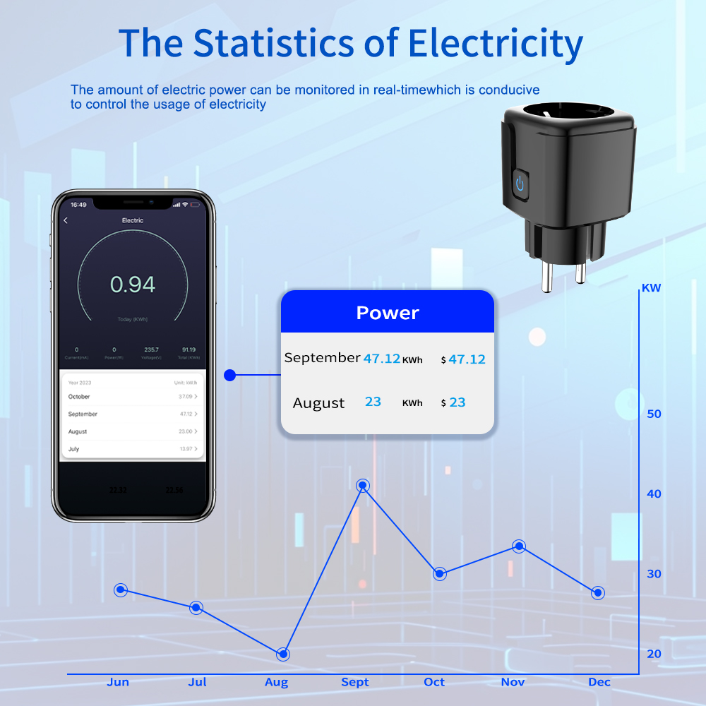 Tuya Smart Socket WiFi Remote  - огляд і ціна Wifi Smart Plug