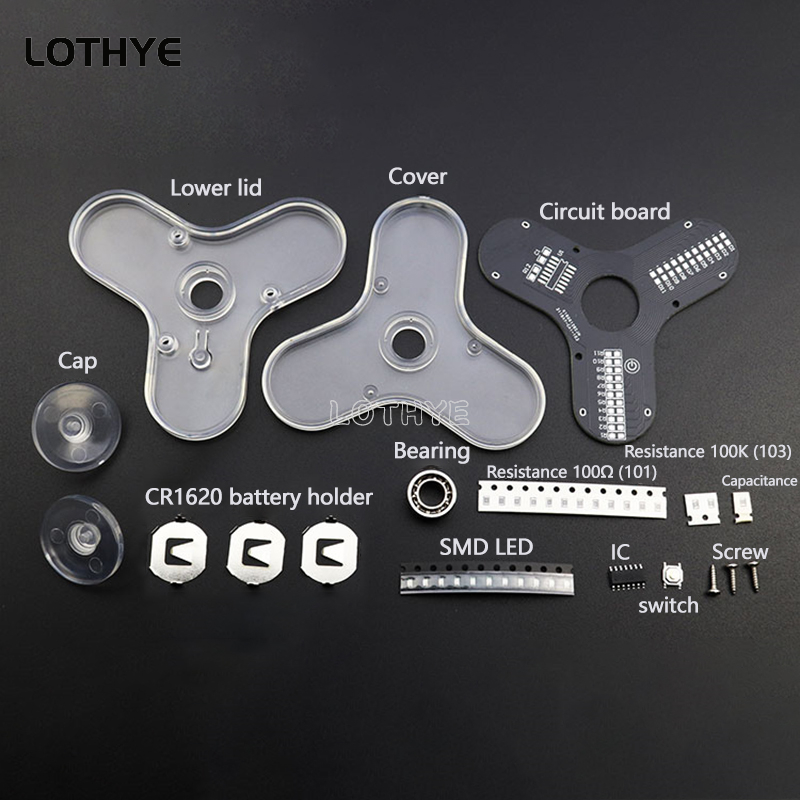 LED Fidget Spinner Manufacture - огляд і ціна Electronics Project Kit
