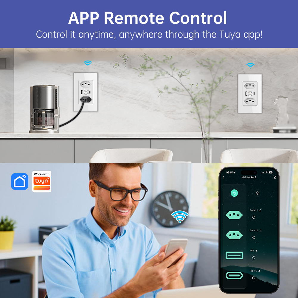 MANHOT Wifi Smart Brazil Socke - огляд і ціна Wifi Smart Plug