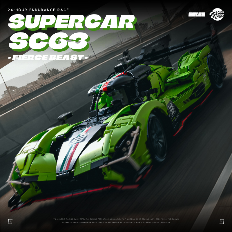 MOC Lamborghini SC63 WEC & IMS - огляд і ціна Stem Robotics Kit