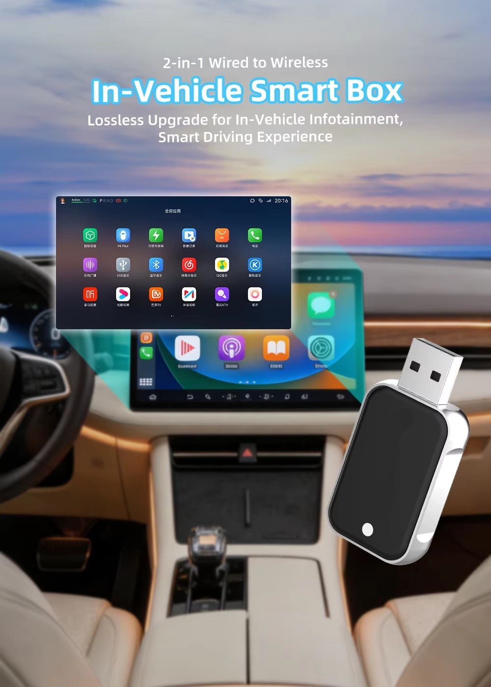 HGB0E 2-in-1 Car Smart Box Wir - огляд і ціна Wifi Smart Plug
