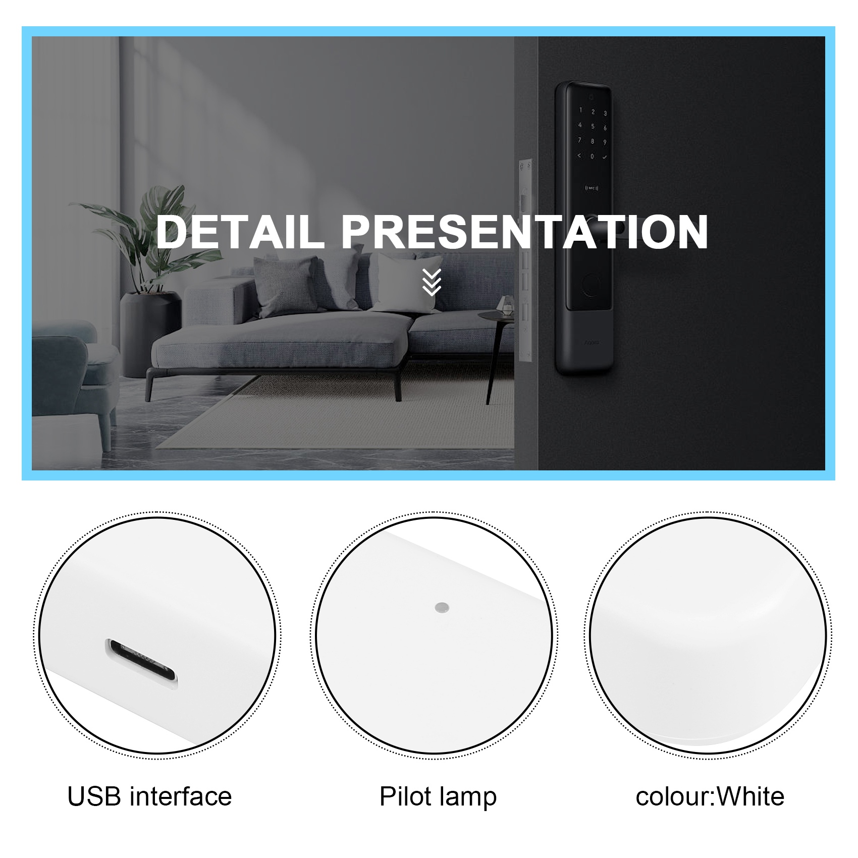 Bluetooth Wifi Gateway Fingerp - огляд і ціна Smart Door Lock Wifi