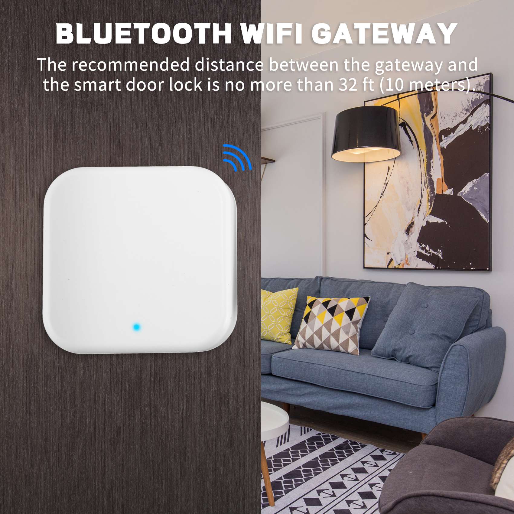 Bluetooth Wifi Gateway Fingerp - огляд і ціна Smart Door Lock Wifi
