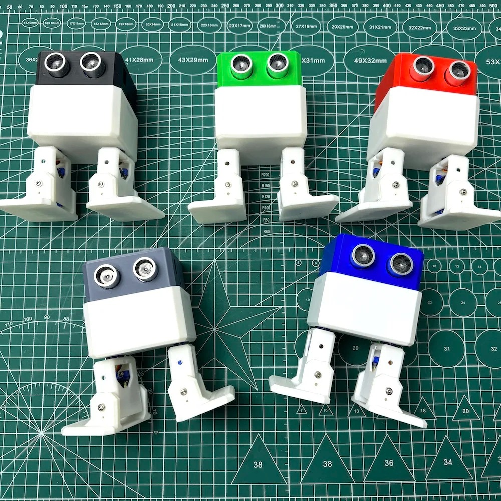 3D Printed Biped Walking Robot - огляд і ціна Sensor Kit Arduino